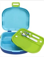 Portable Bento Snack Box - Blue Bento Box