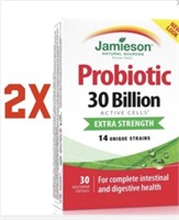 2x Jamieson Probiotic 30 Billion Extra