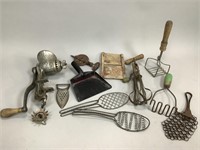 Antique Kitchen Utensils and More
