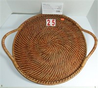2145 Woven Round tray