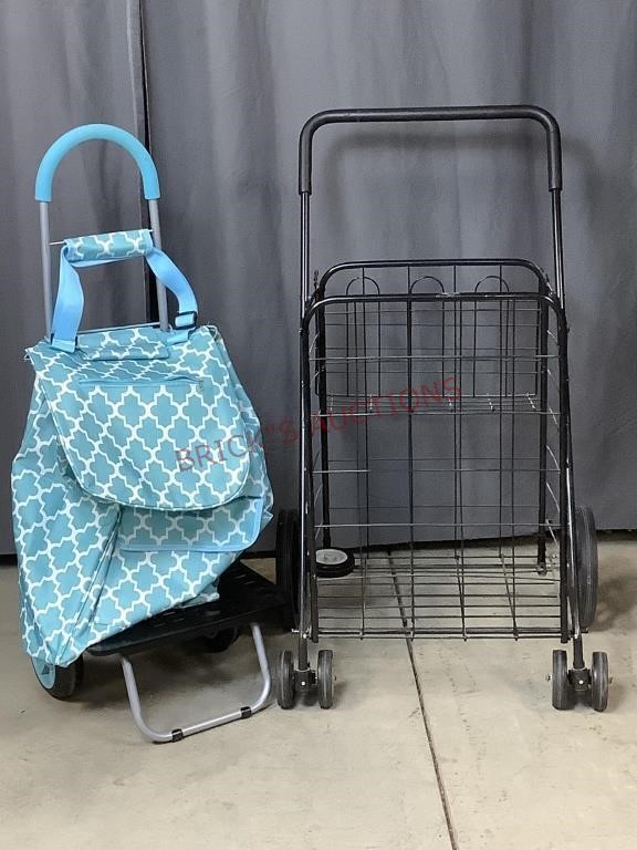 Shopping Cart and Dollie with Shopping Bag