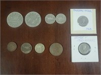 CANADIAN SILVER DOLLARS AND OTHERS