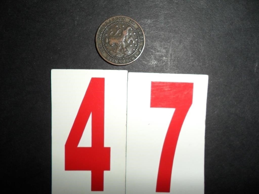 1883 Konigreikder 1 cent