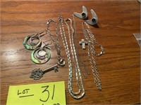 VINTAGE STERLING SILVER JEWELRY