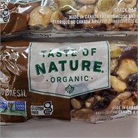 Organic Brazil Nut Snack Bars, 40g x 12