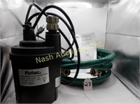 sump pump for boat-works