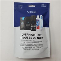 "His" Overnight Kit, Waterproof pouch, 5pc