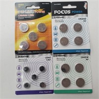 Coin Cell Batteries, x4