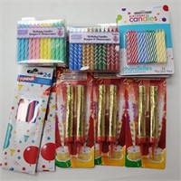 Birthday Candles, x14 - assorted