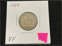 1888 Liberty Head "V" Nickel