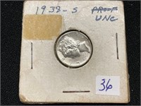 1938S Mercury Dime