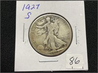 1927S Walking Liberty Half Dollar