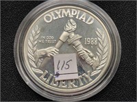 1988S Olympiad Commemorative Silver Dollar Proof