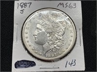 1887S Morgan Dollar