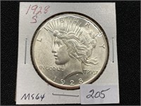 1928S Peace Dollar