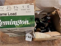 one box Remington 12 gauge plus 9 shells