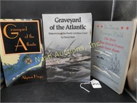 3 books;  Graveyard of the Atlantic 2000 Hogy