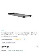 Rubbermaid FastTrack 31.5” Garage Steel Shelf
