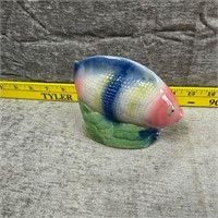VTG Ceramic Handpainted Aquatic Fish Figurine