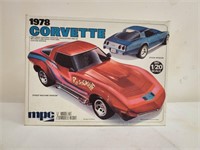 1978 Corvette model kit
MPC 1:20 scale, 1977