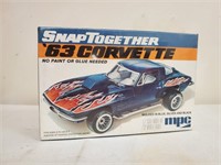 1963 Corvette model kit
MPC 1:32 scale snap