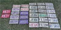 1950s-1980s Illinois License Plates