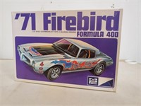 1971 Firebird Formula 400 model kit
Incomplete