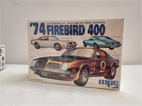 1974 Firebird 400 model kit
MPC 1:25 scale 
new