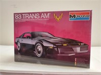 1983 Trans Am model kit
Monogram 1:24 scale
new