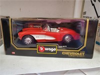 1957 Chevrolet Corvette toy collectible
1:18