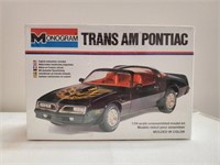 Pontiac Trans Am model kit
Monogram 1:24 scale