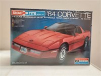 1984 Corvette model kit
Monogram 1:24 scale Snap