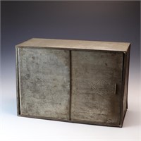 Antique Primitive Tin Bread Box