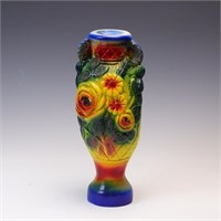 Vintage chalkware vase