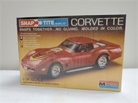 Corvette model kit
Monogram 1:24 Snap Tite