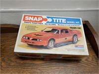 Trans Am model kit
Monogram 1:32 scale Snap Tite