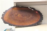 Slice of Cypress Wood