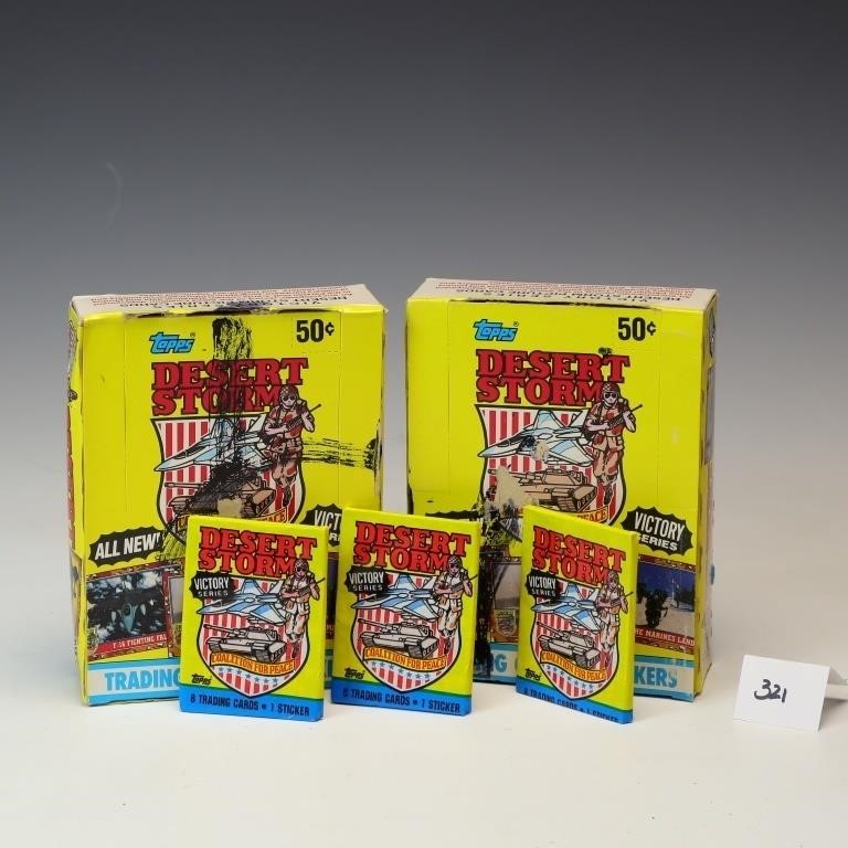 Topps 1991 Dessert Storm Trading Cards