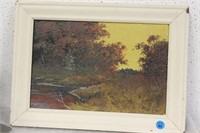 An Oil on Board by Listed Artist Gilman Low