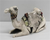 Vintage 1975 Ceramic Camel Statue