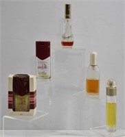 5 Pc Assorted Perfume Bottles