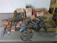 bearings, concrete anchors, misc
