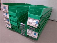 20 green parts trays
