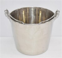 Stainless Steel Ice Bucket w Handle 7" H