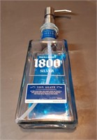 1800 Silver Lotion or Soap Bottle