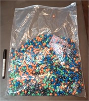 Huge Bag Of Beads (Green, Orange, Blue, Black)