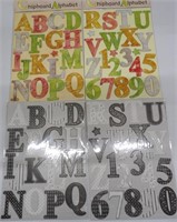 Chipboard Alphabet and Numbers