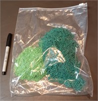 Bag of Green Necklaces For Crafting
