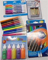 Glue / Markers / Paints / Dry Erase Markers
