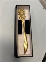 Gold letter opener